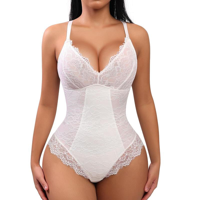  Sexy Lace Basic Bodysuits Shapewear for Womenswear 