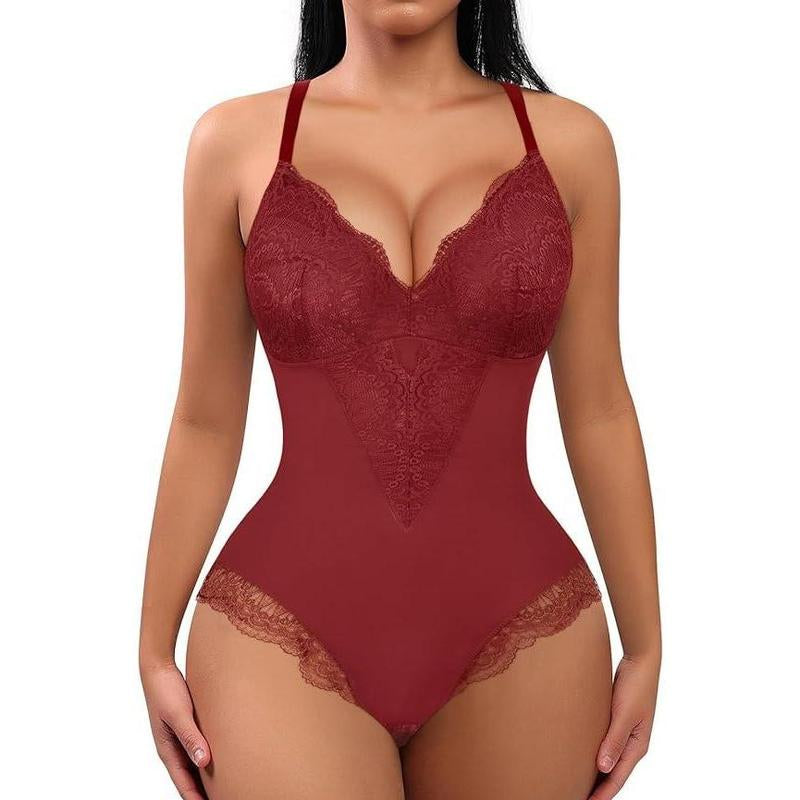  Sexy Lace Basic Bodysuits Shapewear for Womenswear 