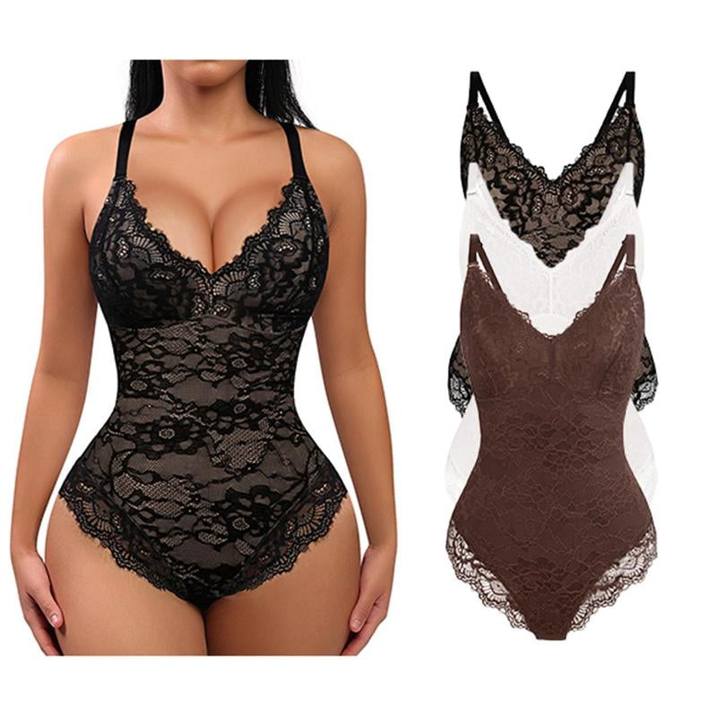  Sexy Lace Basic Bodysuits Shapewear for Womenswear 